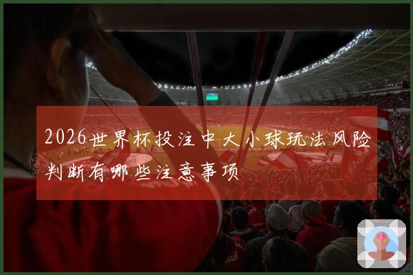 2026世界杯投注中大小球玩法风险判断有哪些注意事项